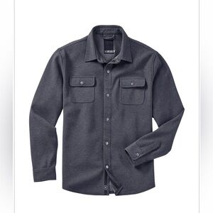 Linksoul Men's Black Heather Wyeth Shirt Jacket Size Small New With Tags
